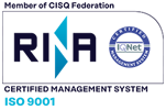 Member of CISQ Federation - RINA Certified Management System - ISO 9001